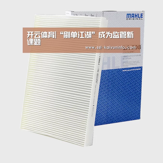 开云体育|“刷单江湖”成为监管新课题(图1) 开云官网